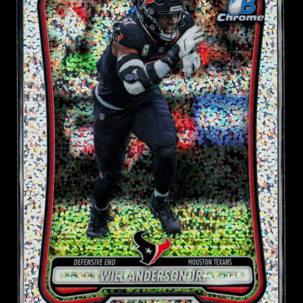 2026 Bowman Chrome Will Anderson Jr. #BCV-42 Speckle