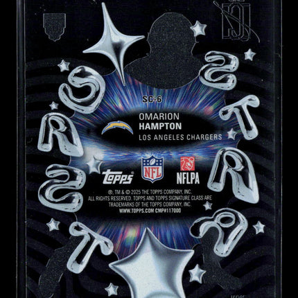 2025 Topps Signature Class Starcast Omarion Hampton #SC-6 RC