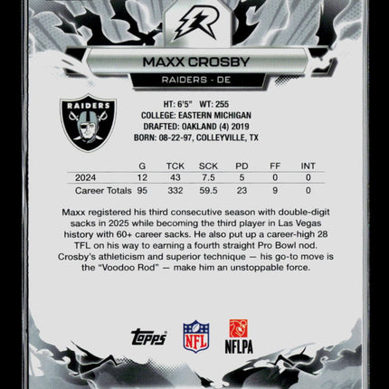 2026 Topps Resurgence Football Maxx Crosby #53 352/425
