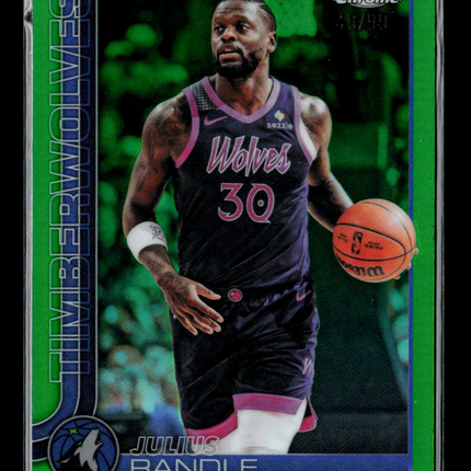 2026 Topps Chrome Julius Randle #52 Green 48/99