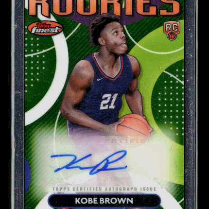2024 Topps Finest Basketball Kobe Brown #RFA-KB RC Auto