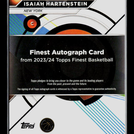 2024 Topps Finest Basketball Isaiah Hartenstein #FA-IH Auto