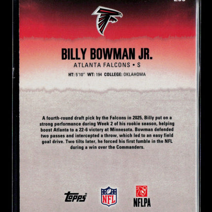 2025 Topps Signature Class Billy Bowman Jr. #200 138/150 RC