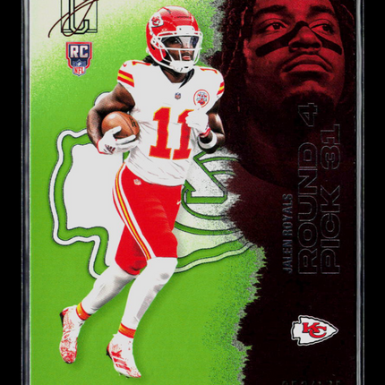 2025 Topps Signature Class Jalen Royals #125 Green RC 052/175