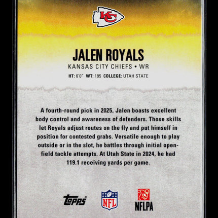 2025 Topps Signature Class Jalen Royals #125 Green RC 052/175