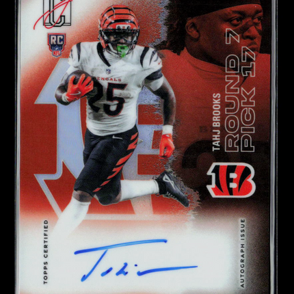 2025 Topps Signature Class Tahj Brooks #177 RC 45/50 Auto