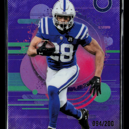 2025 Topps Finest Jonathan Taylor #154 Purple 094/200