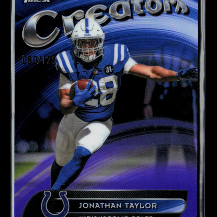 2025 Topps Finest Jonathan Taylor #CR-13 080/125