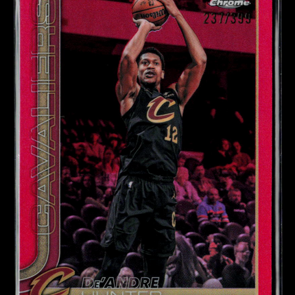 2026 Topps Chrome De'Andre Hunter #74 Pink Refractor 237/399