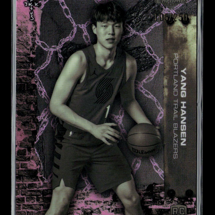 2026 Topps Chrome Cactus Jack Yang Hansen #76 Pink RC /250