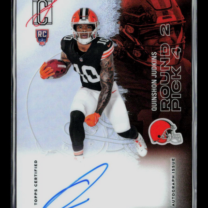 2025 Topps Signature Class Quinshon Judkins #115 RC Auto