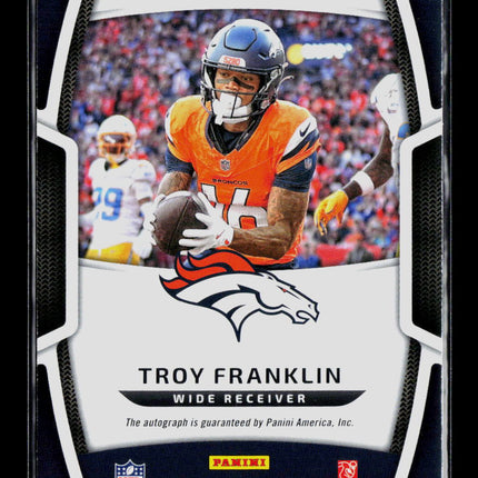2025 Panini Certified Troy Franklin #CPS-TFR Auto /99