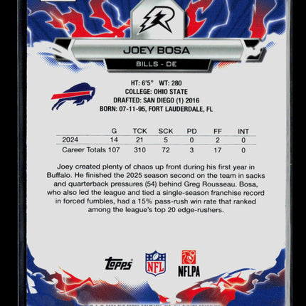 2026 Topps Resurgence Football Joey Bosa #12 048/399