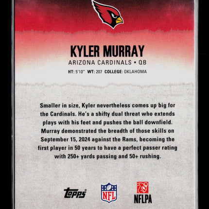 2025 Topps Signature Class Kyler Murray #2 Purple 038/100