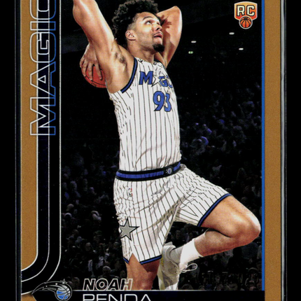 2025 Topps Noah Penda #232 Gold RC /2025