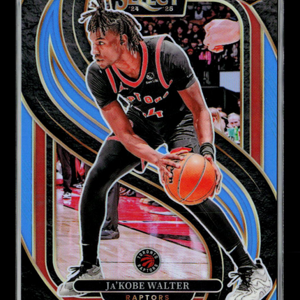 2025 Panini Select Ja'Kobe Walter #195 Blue Prizm RC 140/299
