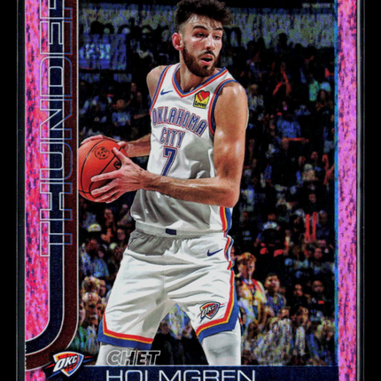 2025 Topps Basketball Chet Holmgren #118 Pink Foil