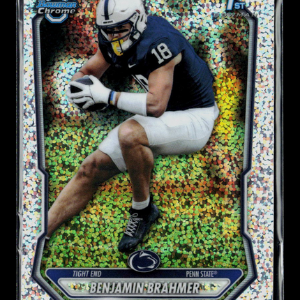 2026 Topps Bowman Chrome University Benjamin Brahmer #BCP-66 Speckle Refractor