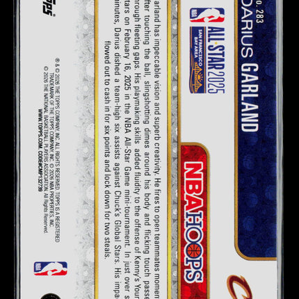 2026 Topps NBA Hoops Darius Garland #283 /149