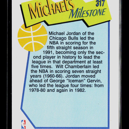 1991 NBA Hoops Michael Jordan #317