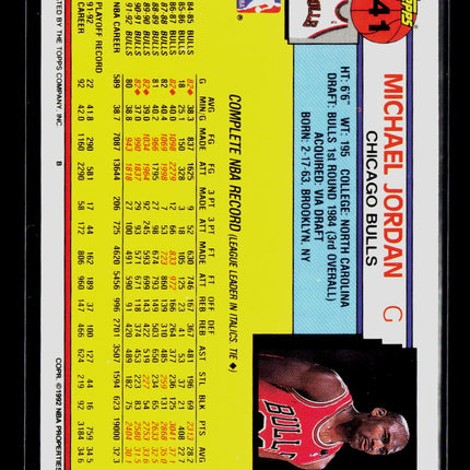 1992 Topps Michael Jordan #141