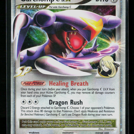 Pokemon 2009 DP Garchomp C LV.X #DP46 Promo