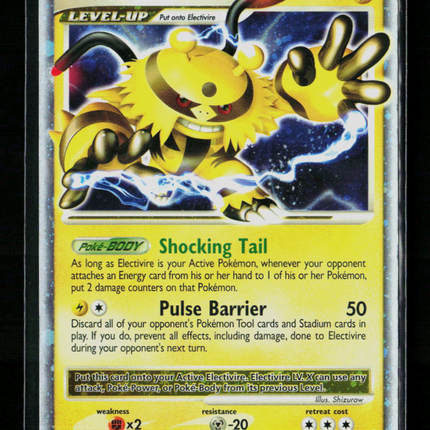 Pokemon 2007 Mysterious Treasures Electivire LV.X #121/123