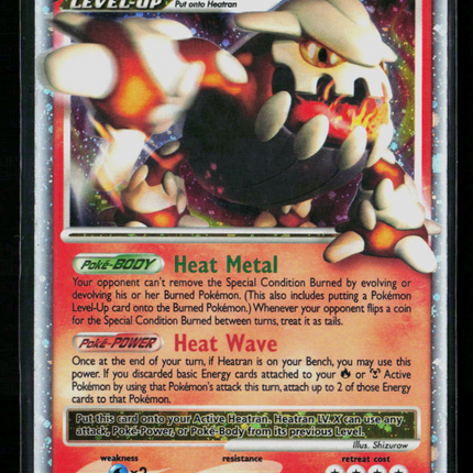 Pokemon 2008 DP Heatran LV.X #DP31 Promo