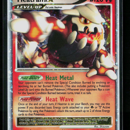 Pokemon 2008 DP Heatran LV.X #DP31 Promo