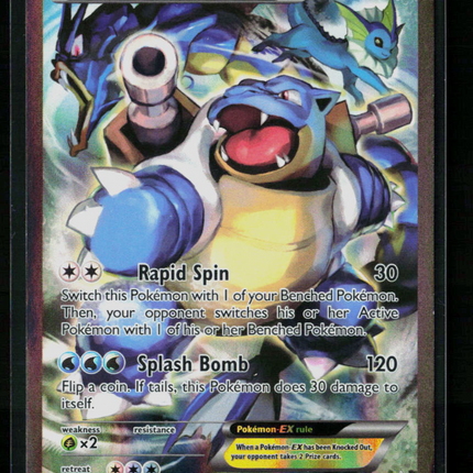 Pokemon 2016 XY Blastoise EX FA #XY122 Promo