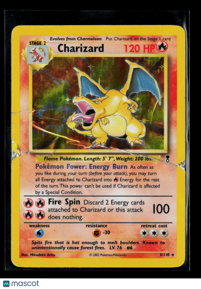 Pokemon 2002 Legendary Collection Charizard #3/110