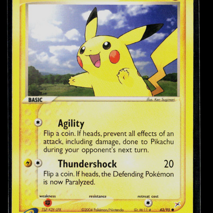 Pokemon 2004 EX Team Magma vs Team Aqua Pikachu #43/95