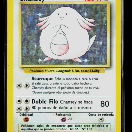 Pokemon 1999 Base Set Chansey Spanish #3/102
