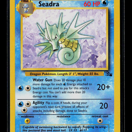 Pokemon 1999 Fossil Seadra #42/62