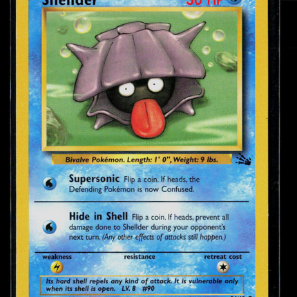 Pokemon 1999 Fossil Shellder #54/62