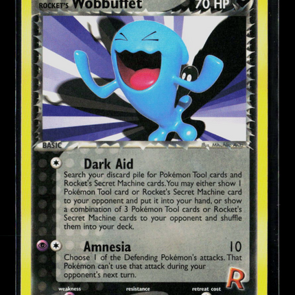 Pokemon 2004 EX Team Rocket Returns Rocket's Wobbuffet #47/109