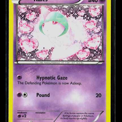 Pokemon 2013 Legendary Treasures Ralts #RC8/RC25