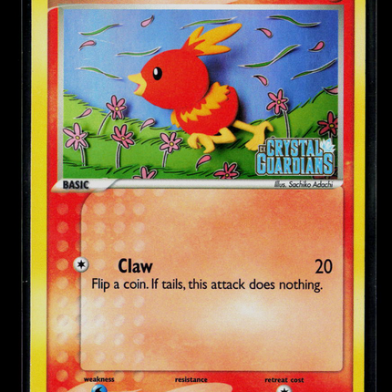 Pokemon 2009 EX Crystal Guardians Torchic #65/100