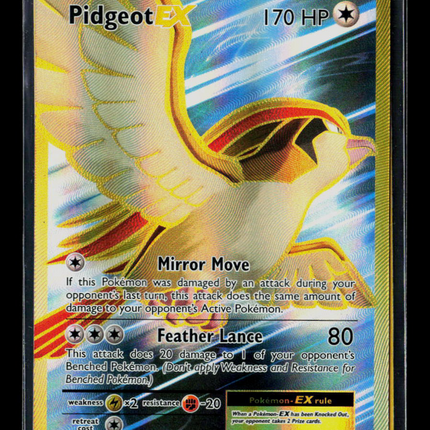 Pokemon 2016 Evolutions Pidgeot EX SR FA #104/108