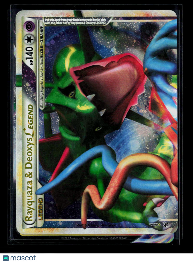 Pokemon 2014 HS Undaunted Rayquaza & Deoxys Legend FA #89/90
