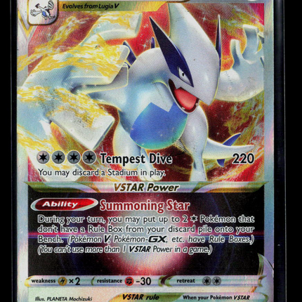 Pokemon 2022 Silver Tempest Lugia VSTAR RRR #139/195