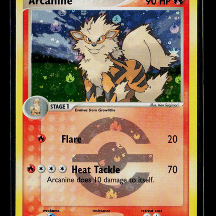 Pokemon 2004 EX FireRed & LeafGreen Arcanine #18/112