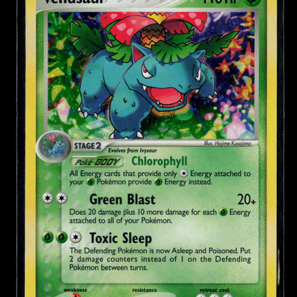 Pokemon 2009 EX Crystal Guardians Venusaur #28/100