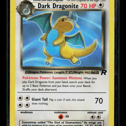 Pokemon 2000 Team Rocket Dark Dragonite #22/82