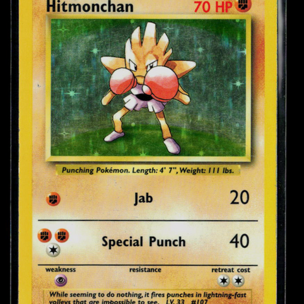 Pokemon 1999 Base Set Hitmonchan #7/102