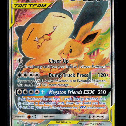 Pokemon 2019 Team Up Eevee & Snorlax GX #SM169