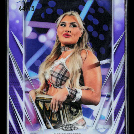 2026 Topps Chrome WWE Tiffany Stratton #29 Purple Refractor