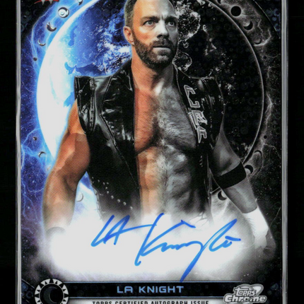 2026 Topps Cosmic Chrome WWE LA Knight #EA-LAK 06/10 Auto