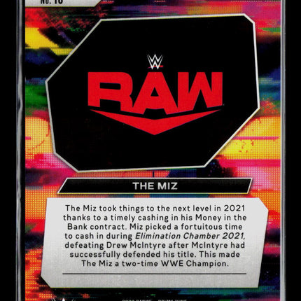 2022 Panini Prizm WWE Next Level The Miz #18 08/25