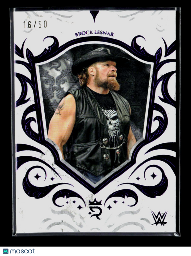 2025 Topps WWE Royalty Brock Lesnar #034 16/50
